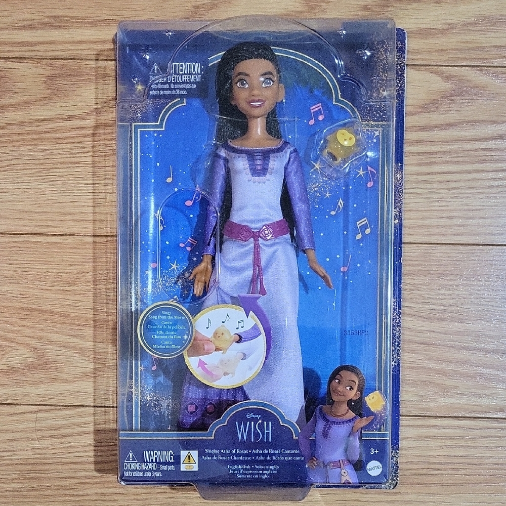 Disney Wish Singing Asha Of Rosas Fashion Doll